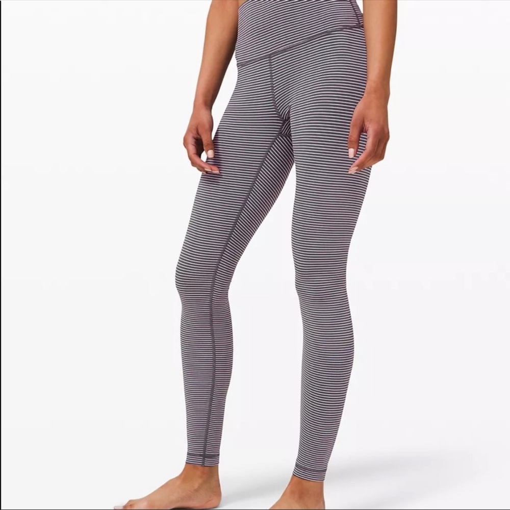 Lululemon Wunder Under Tight Striped